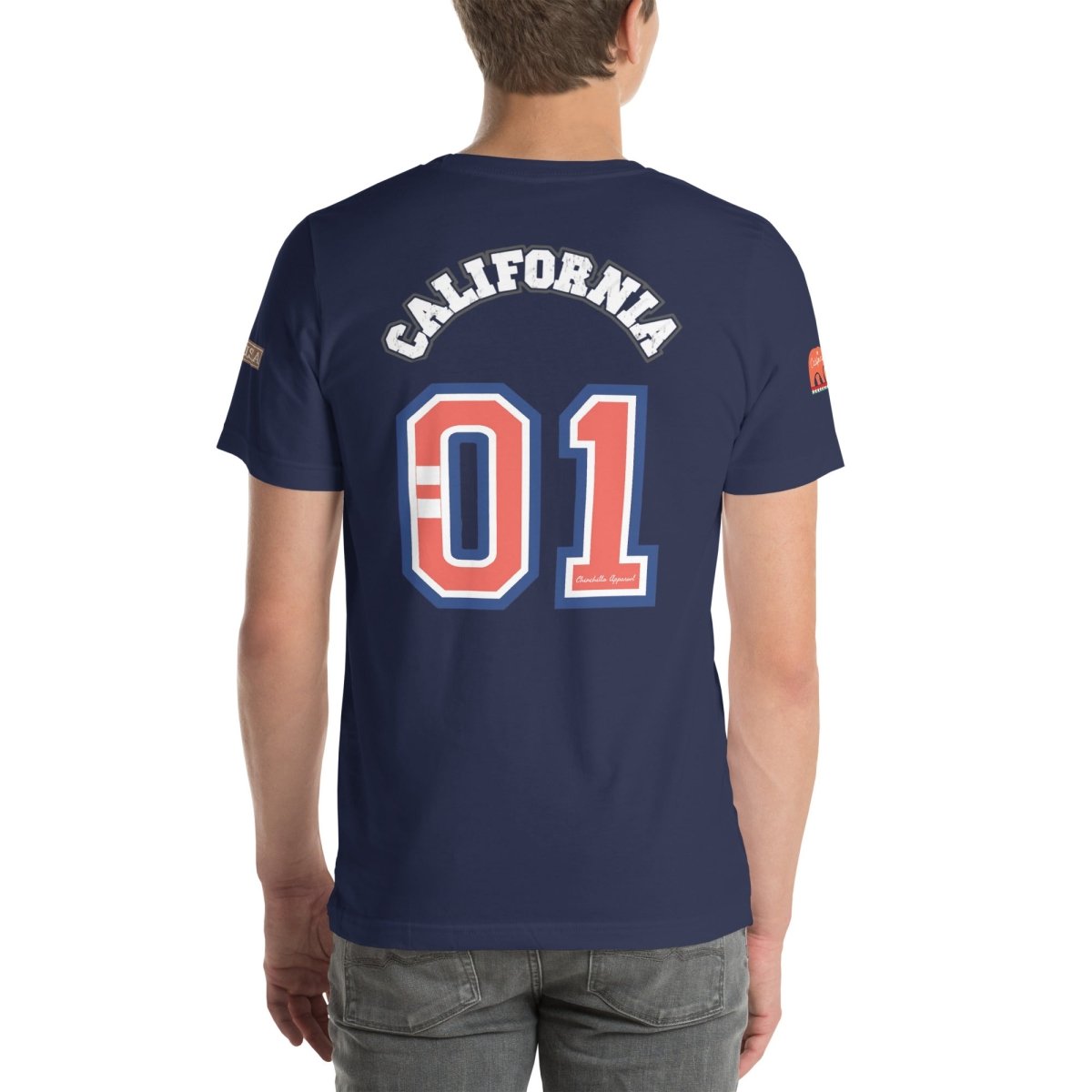 California Varsity Unisex T-Shirt - Chinchilla Choons
